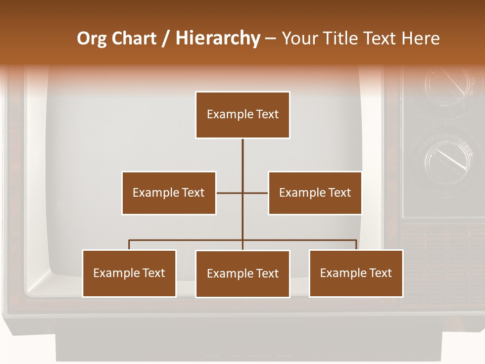White Tube Tuner PowerPoint Template