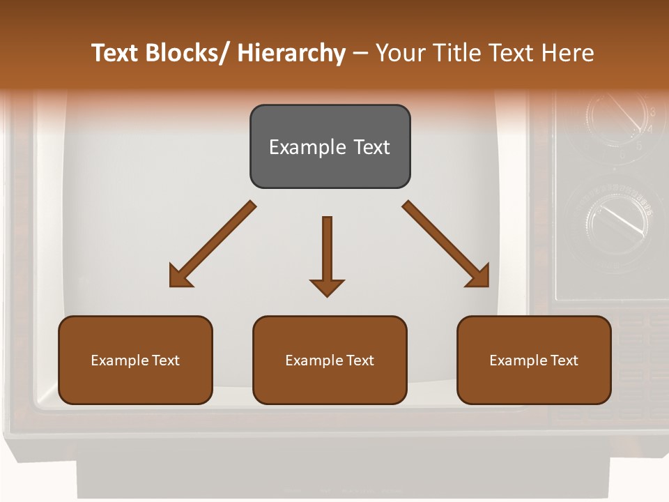 White Tube Tuner PowerPoint Template