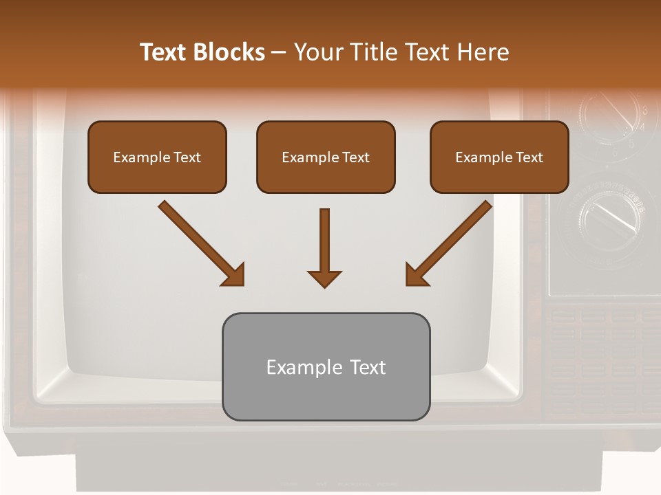 White Tube Tuner PowerPoint Template