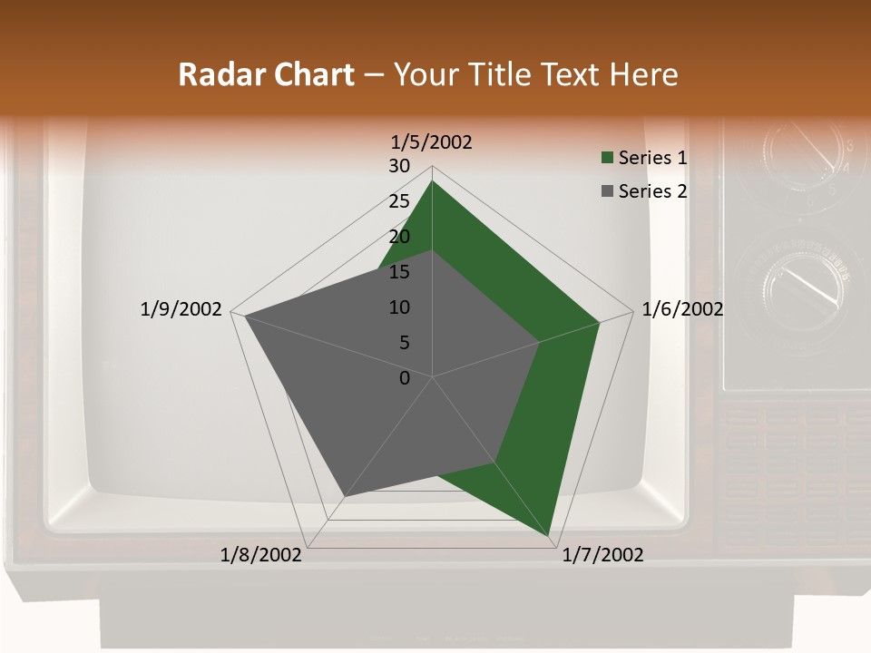 White Tube Tuner PowerPoint Template