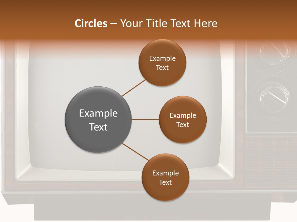 White Tube Tuner PowerPoint Template