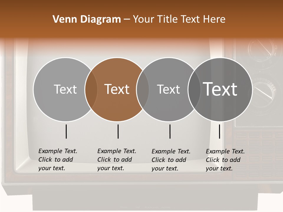 White Tube Tuner PowerPoint Template