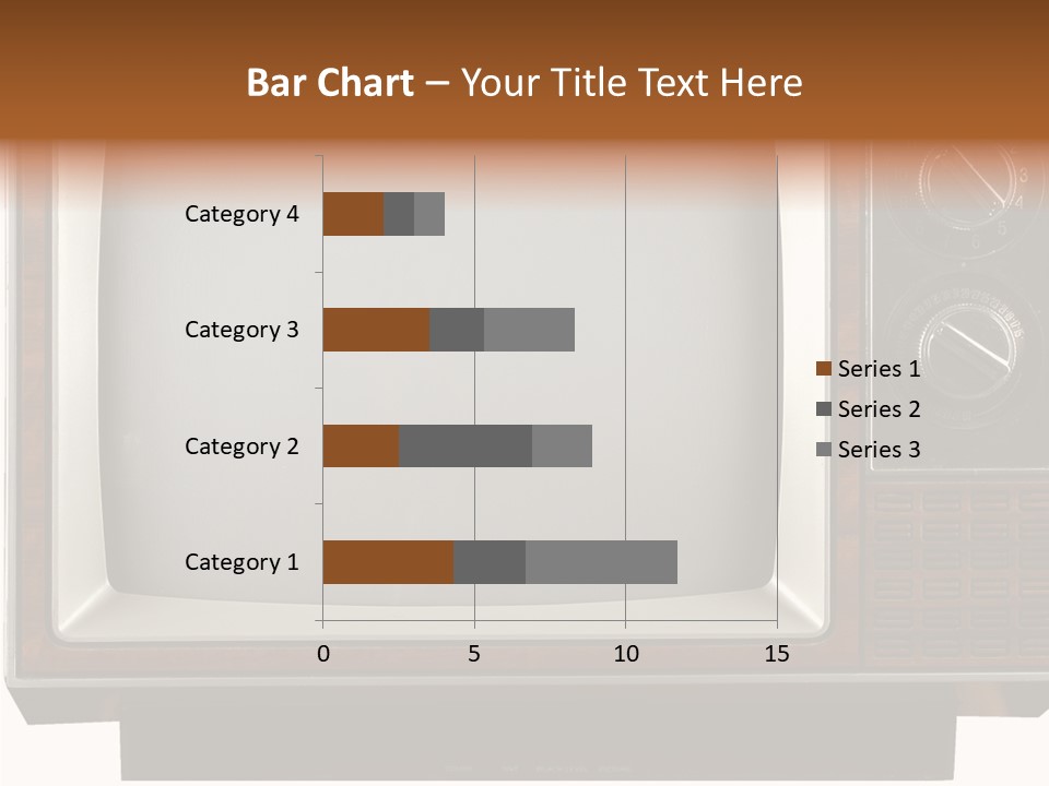 White Tube Tuner PowerPoint Template