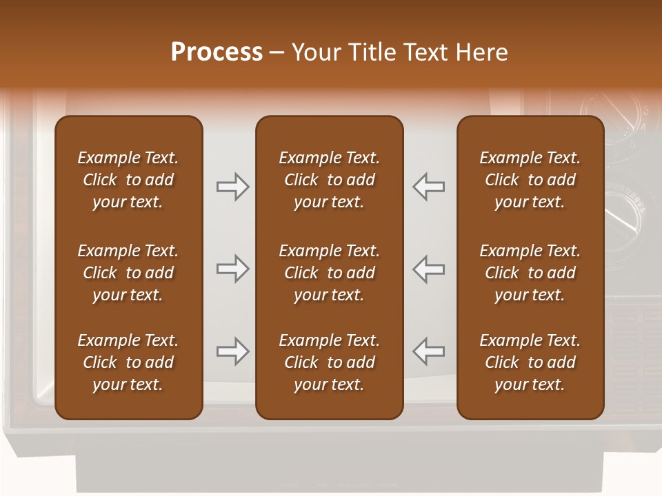 White Tube Tuner PowerPoint Template
