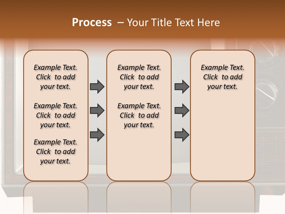 White Tube Tuner PowerPoint Template