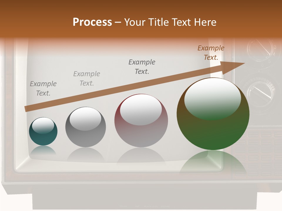 White Tube Tuner PowerPoint Template