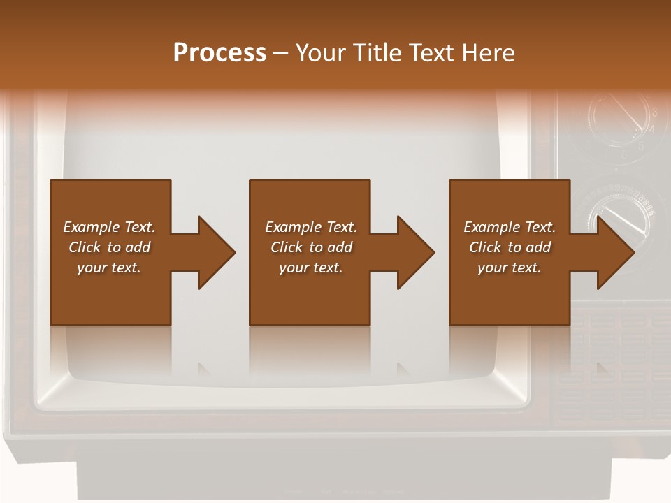 White Tube Tuner PowerPoint Template
