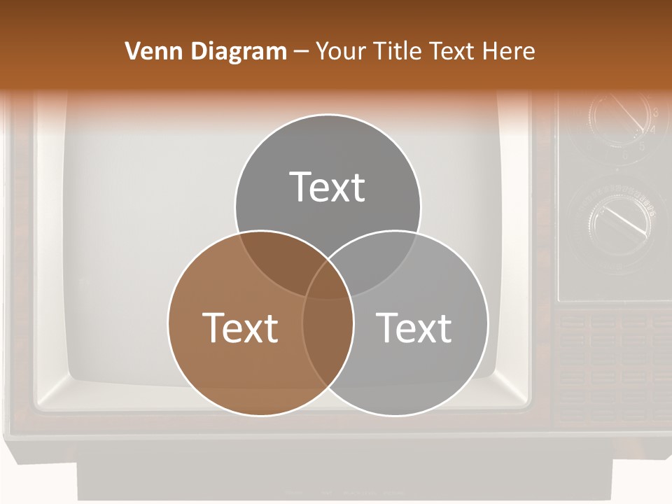 White Tube Tuner PowerPoint Template