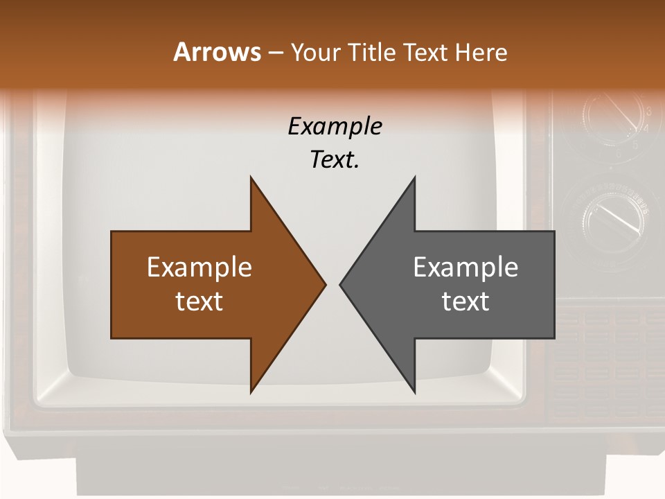 White Tube Tuner PowerPoint Template