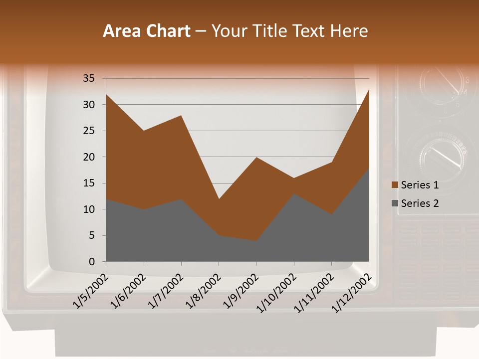 White Tube Tuner PowerPoint Template