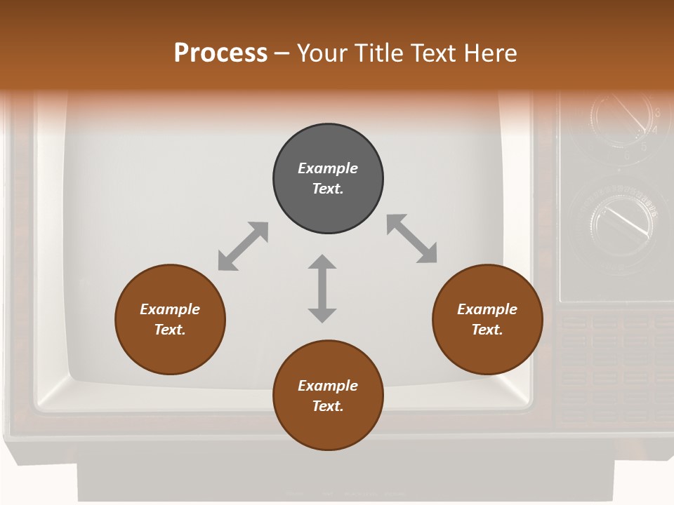 White Tube Tuner PowerPoint Template