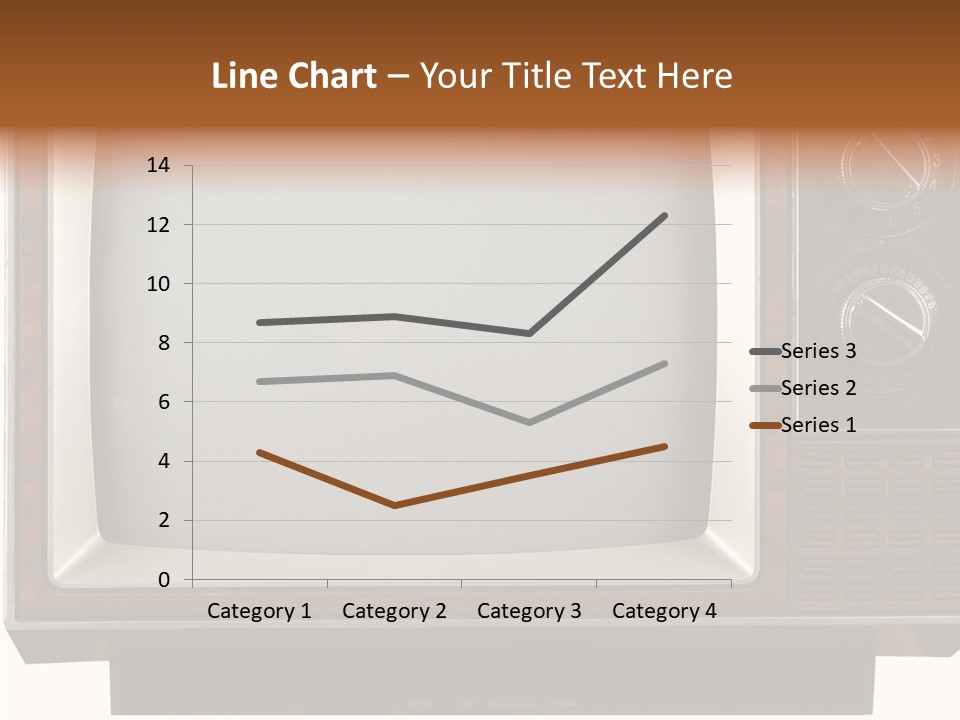 White Tube Tuner PowerPoint Template