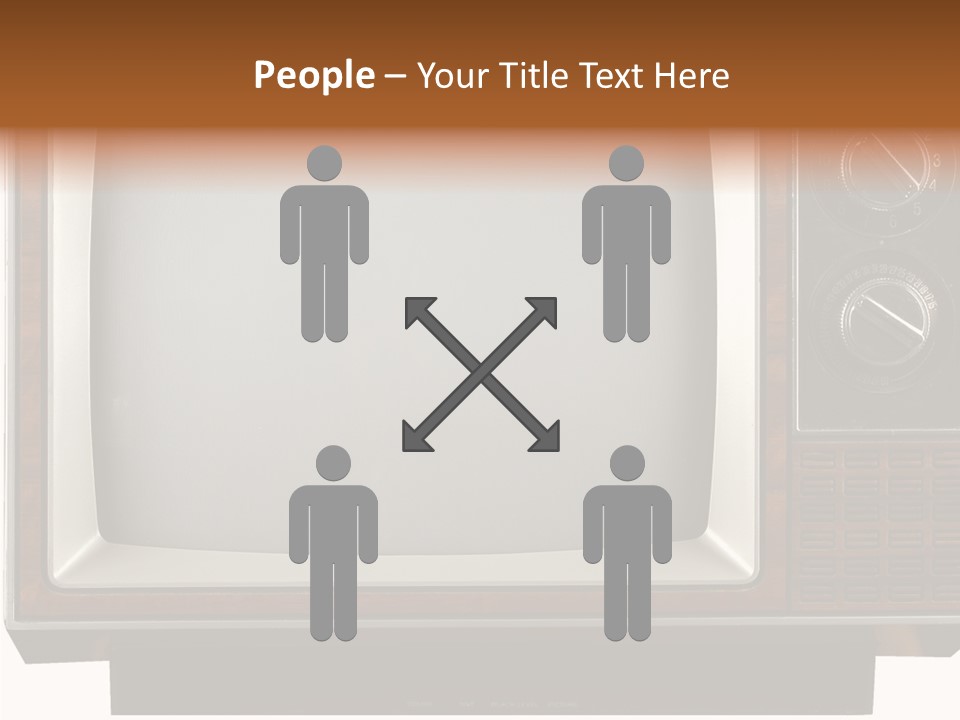 White Tube Tuner PowerPoint Template