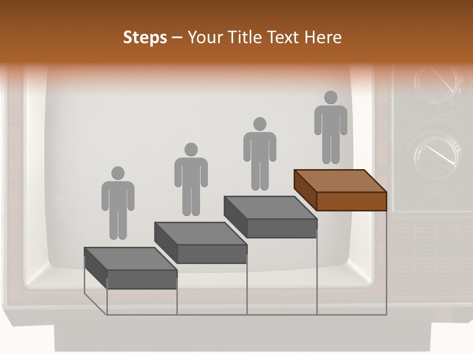 White Tube Tuner PowerPoint Template