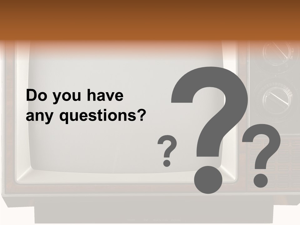 White Tube Tuner PowerPoint Template