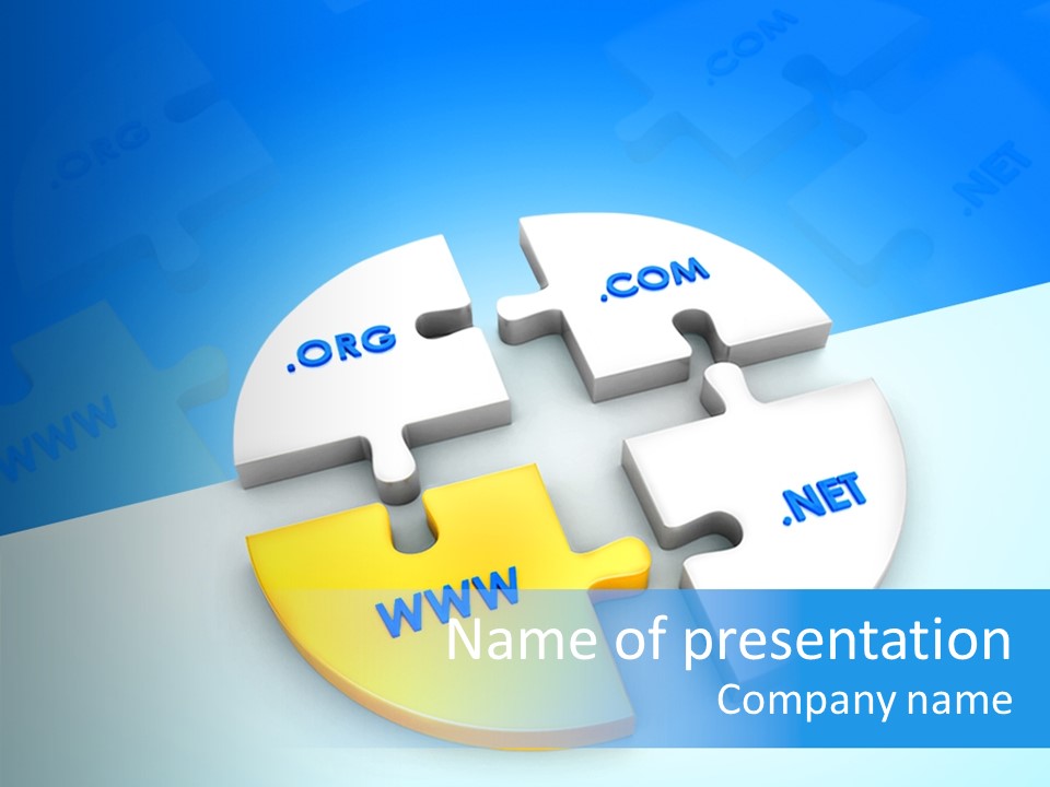 Connect Technology Hosting PowerPoint Template