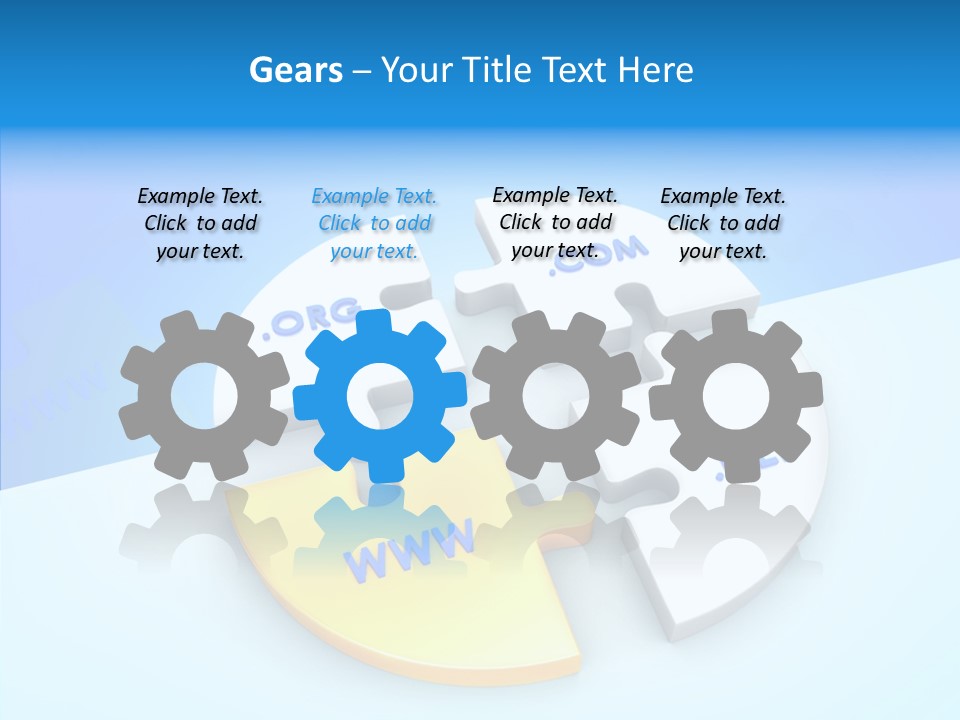 Connect Technology Hosting PowerPoint Template