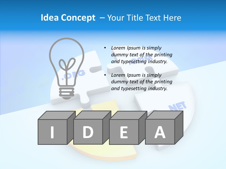 Connect Technology Hosting PowerPoint Template