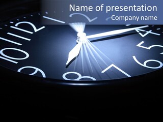 Hour Texture Dial PowerPoint Template