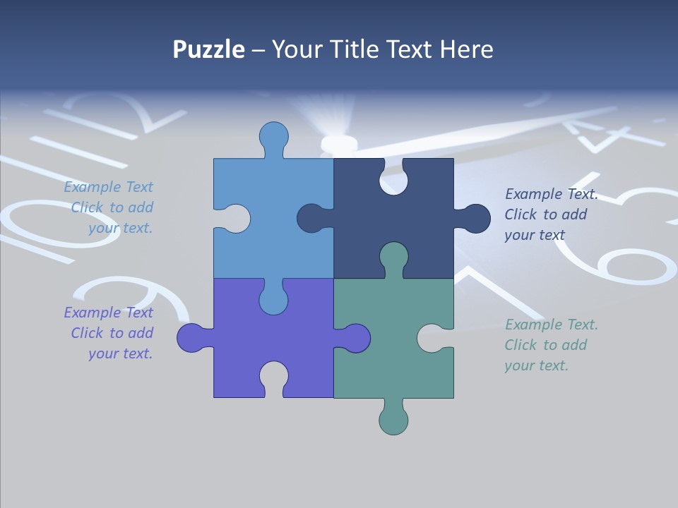 Hour Texture Dial PowerPoint Template