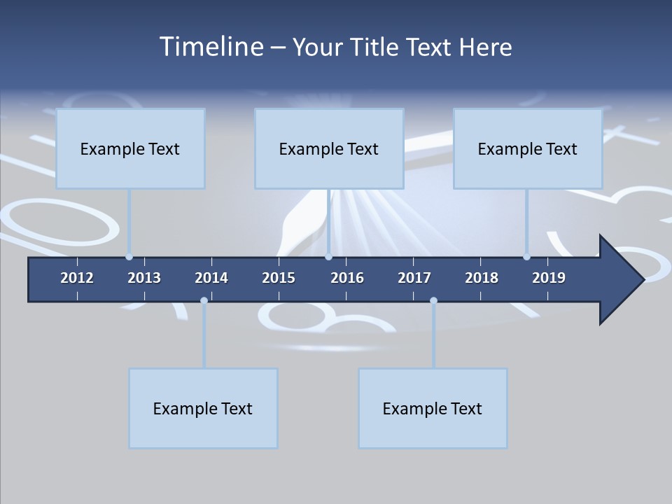 Hour Texture Dial PowerPoint Template
