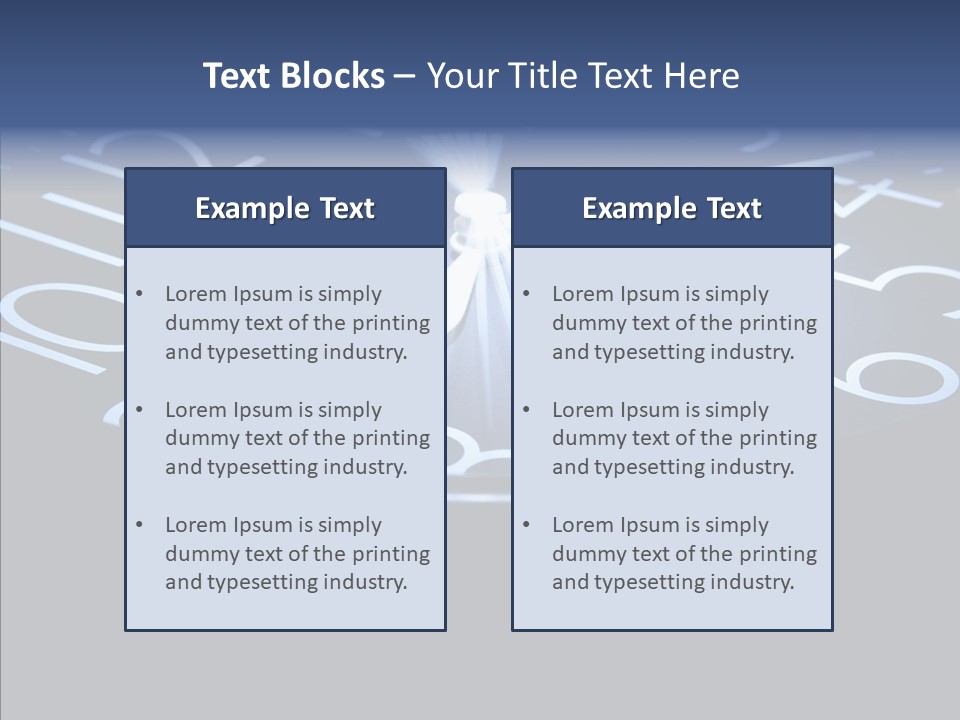 Hour Texture Dial PowerPoint Template