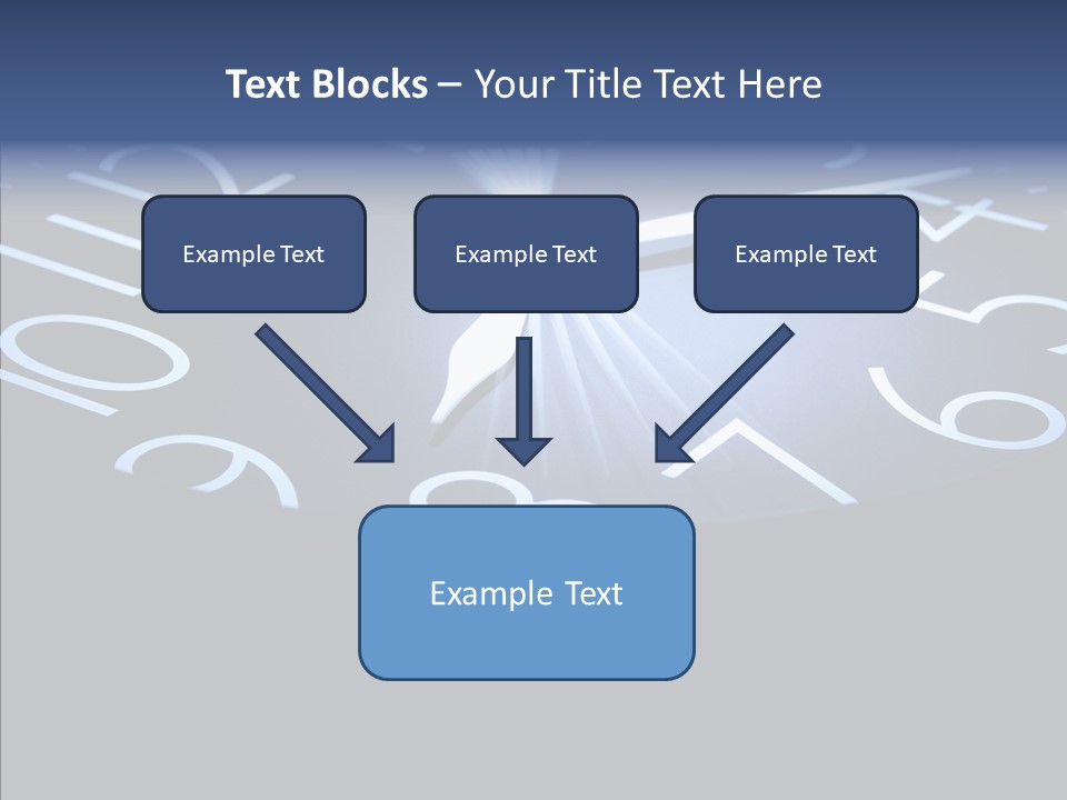 Hour Texture Dial PowerPoint Template