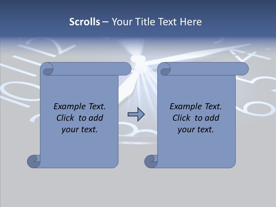 Hour Texture Dial PowerPoint Template