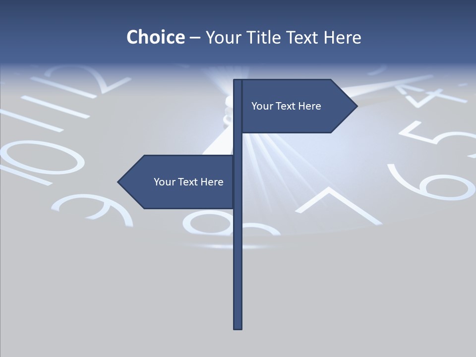 Hour Texture Dial PowerPoint Template