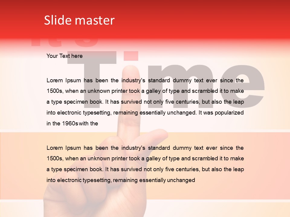 Business Finance Clock PowerPoint Template