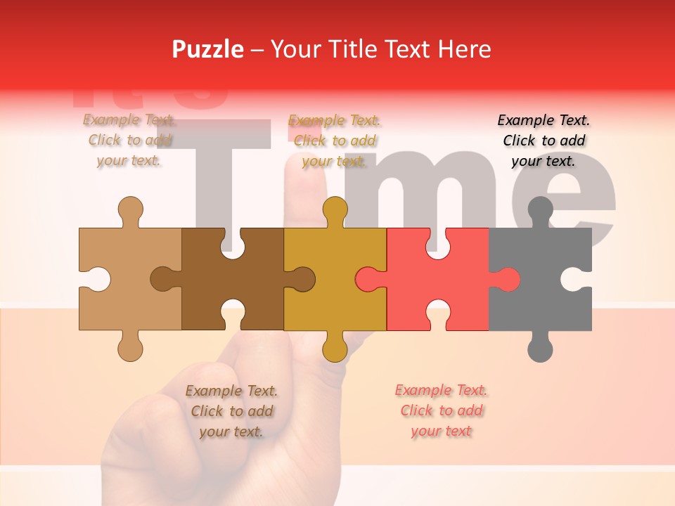 Business Finance Clock PowerPoint Template