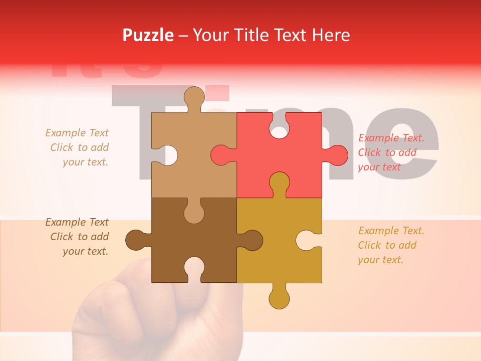 Business Finance Clock PowerPoint Template