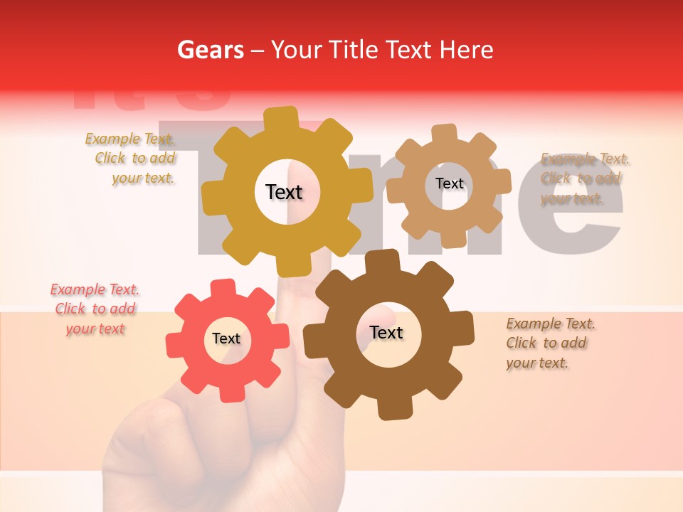 Business Finance Clock PowerPoint Template