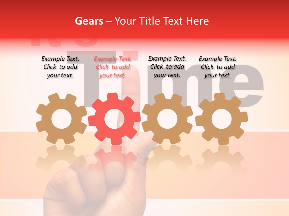 Business Finance Clock PowerPoint Template