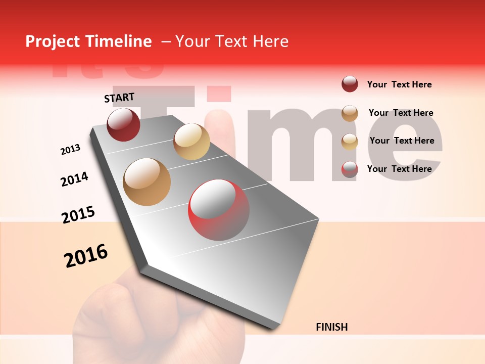 Business Finance Clock PowerPoint Template