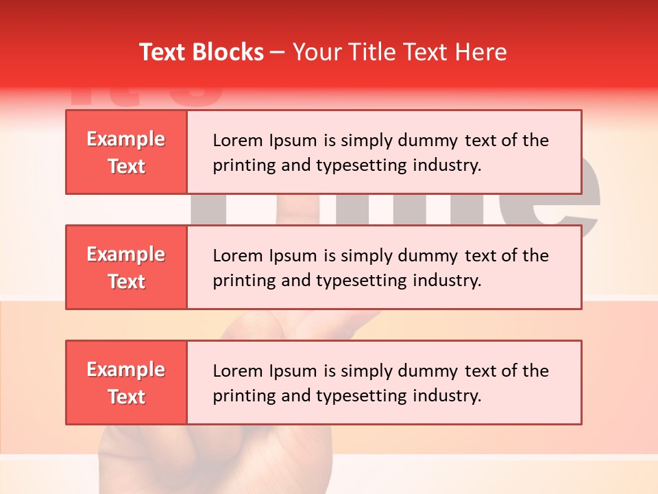 Business Finance Clock PowerPoint Template