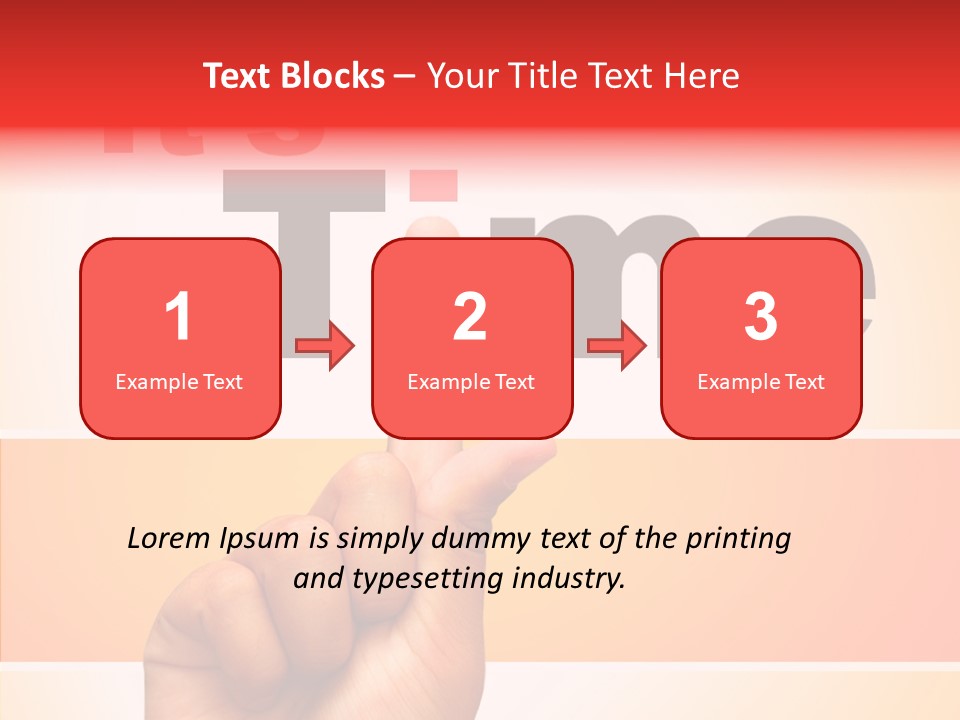 Business Finance Clock PowerPoint Template