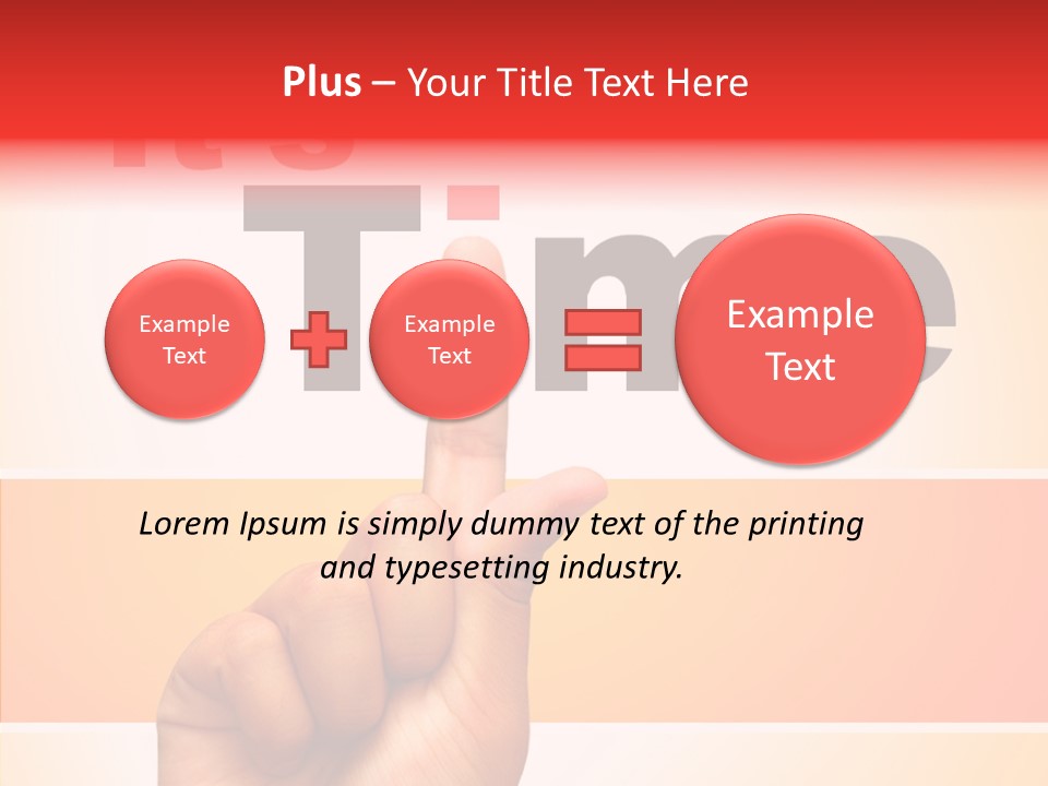 Business Finance Clock PowerPoint Template