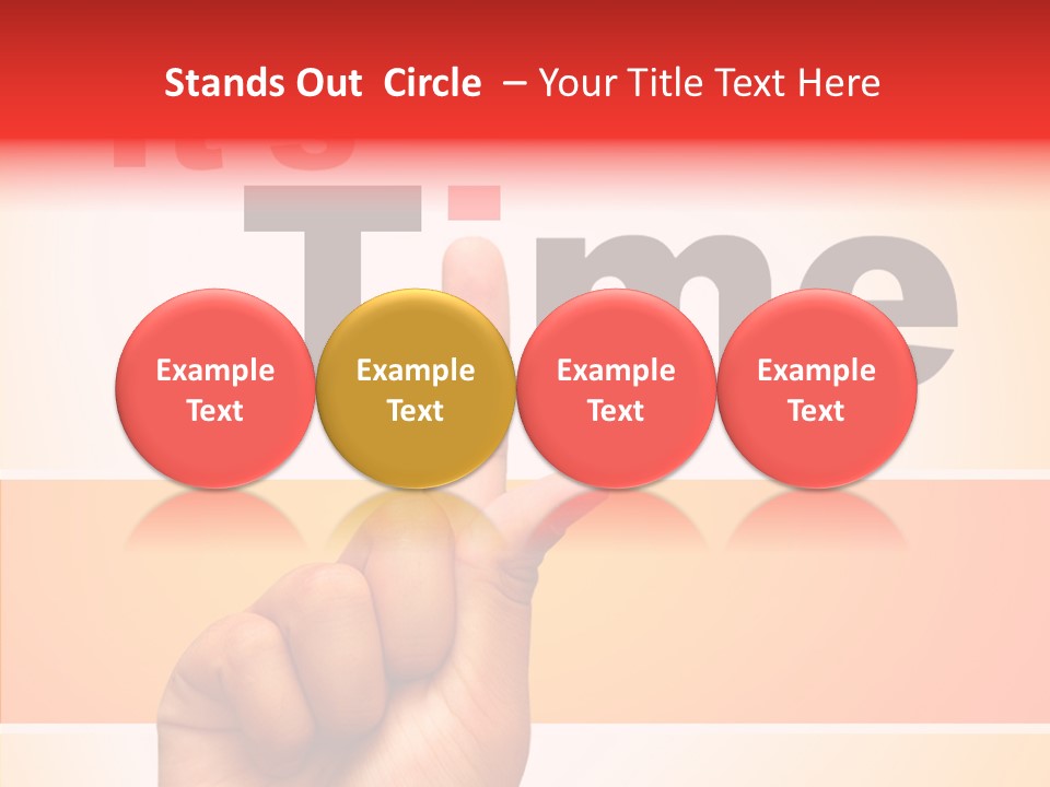 Business Finance Clock PowerPoint Template