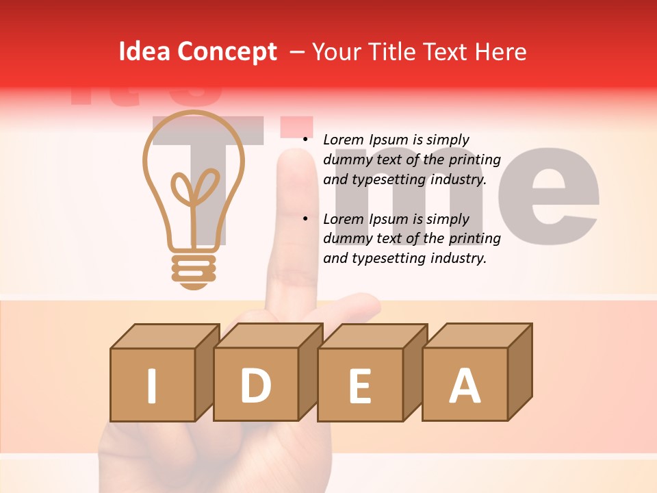 Business Finance Clock PowerPoint Template