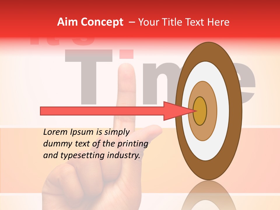 Business Finance Clock PowerPoint Template