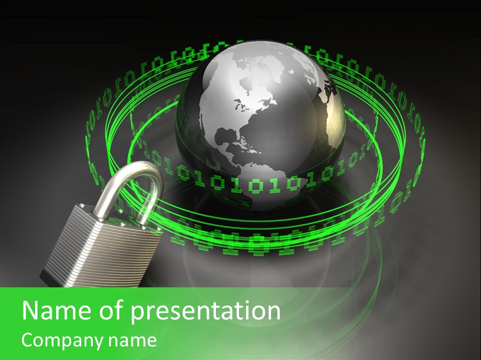 Communication Tech Online PowerPoint Template