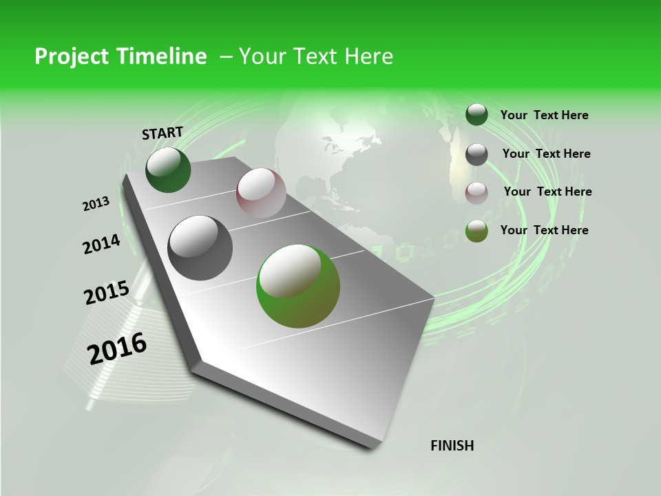 Communication Tech Online PowerPoint Template