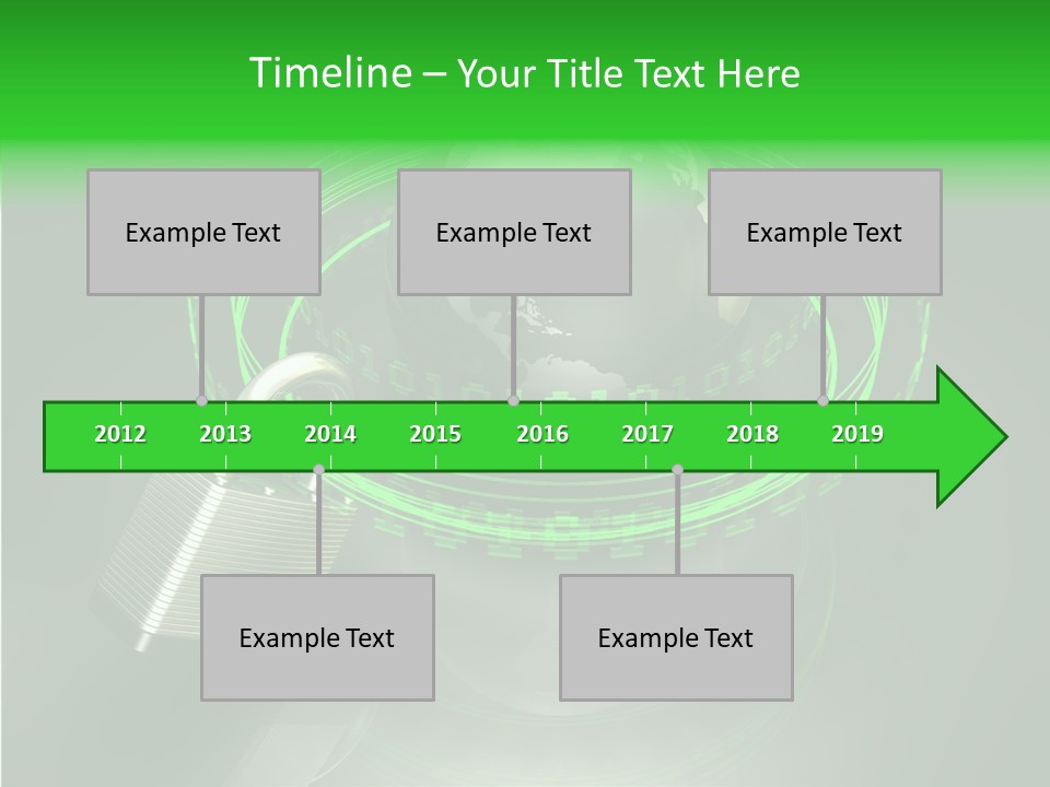 Communication Tech Online PowerPoint Template