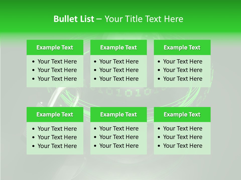 Communication Tech Online PowerPoint Template