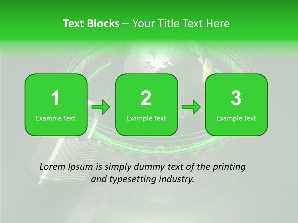 Communication Tech Online PowerPoint Template
