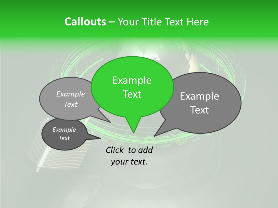 Communication Tech Online PowerPoint Template