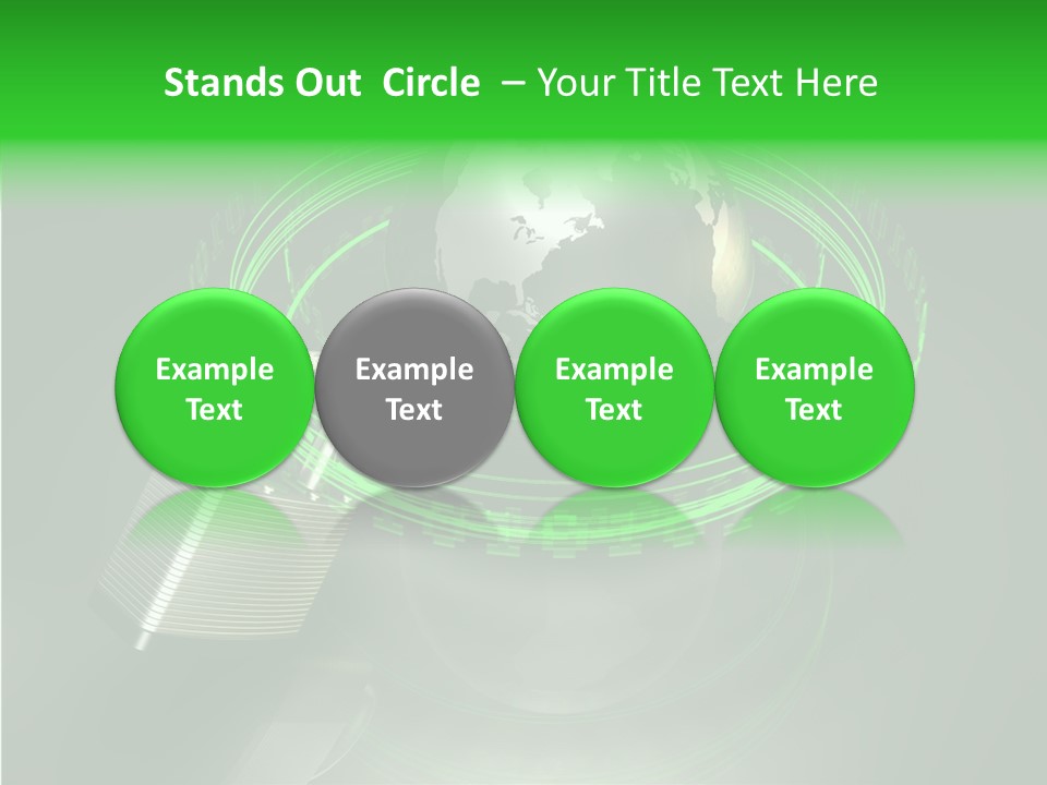 Communication Tech Online PowerPoint Template