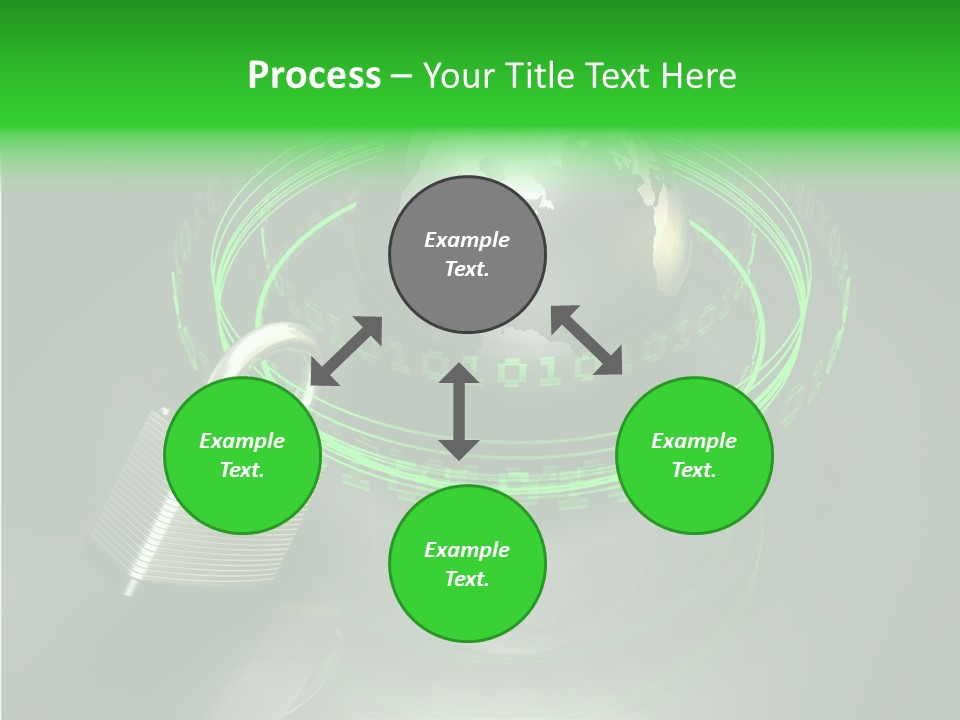 Communication Tech Online PowerPoint Template