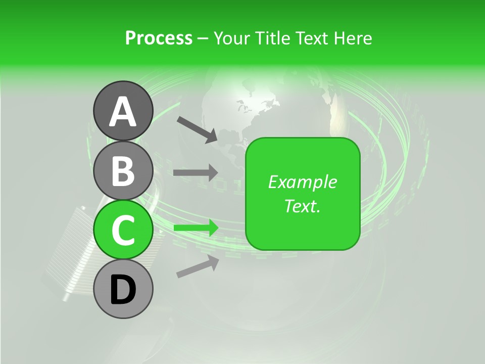 Communication Tech Online PowerPoint Template